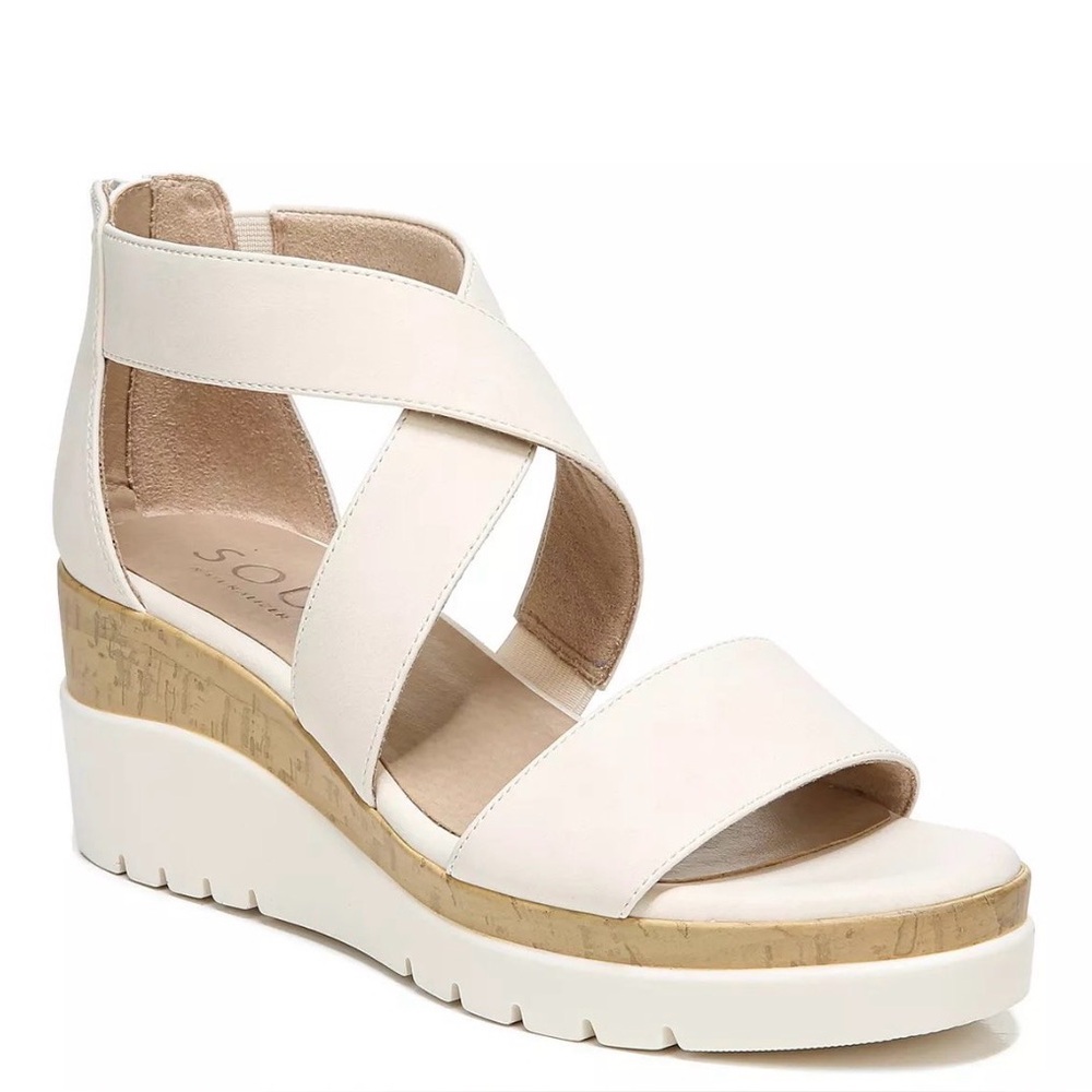 Soul Naturalizaer Women’s Wedges, Size 7.5, Off White